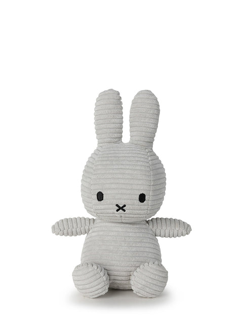 Miffy ECO Corduroy - 23 cm - 9" | Soft Grey