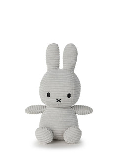 Miffy ECO Corduroy - 23 cm - 9" | Soft Grey