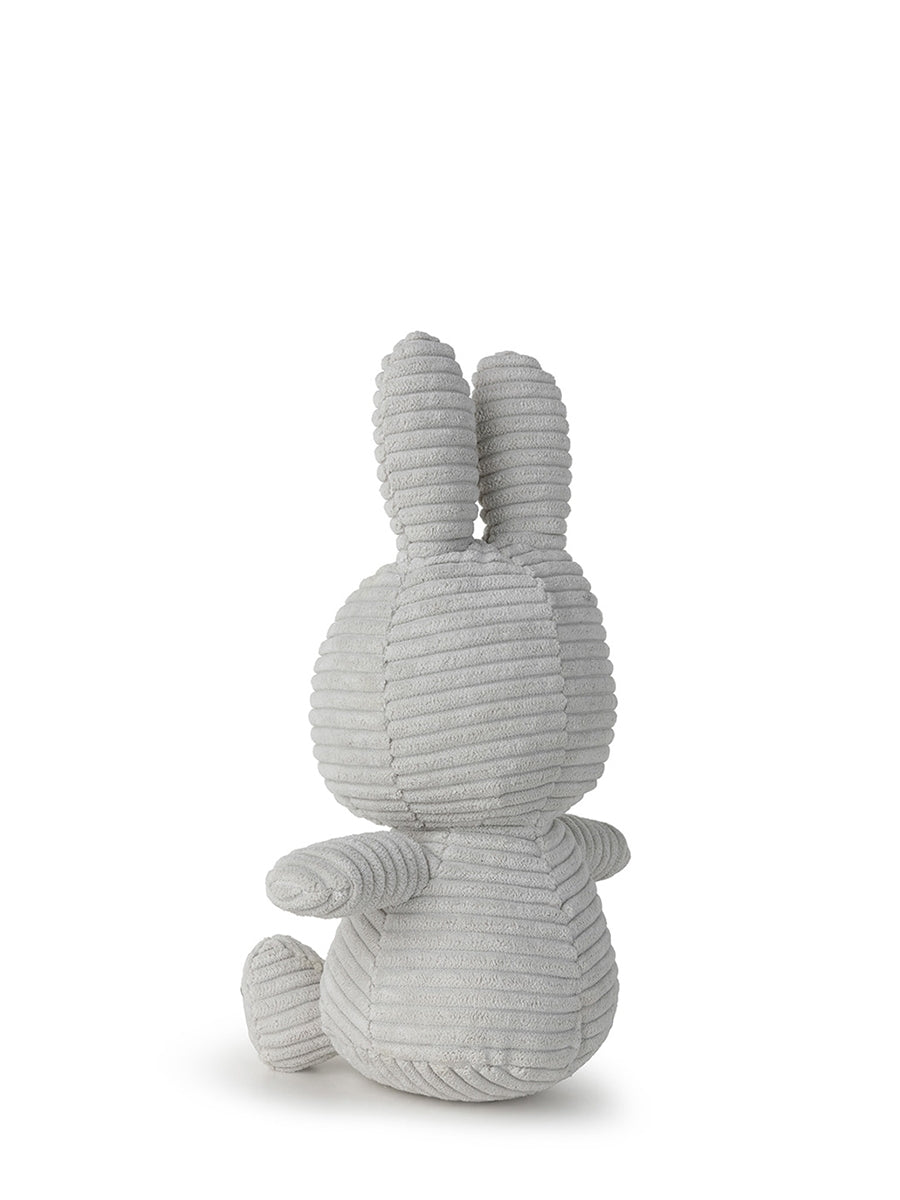 Miffy ECO Corduroy - 23 cm - 9" | Soft Grey