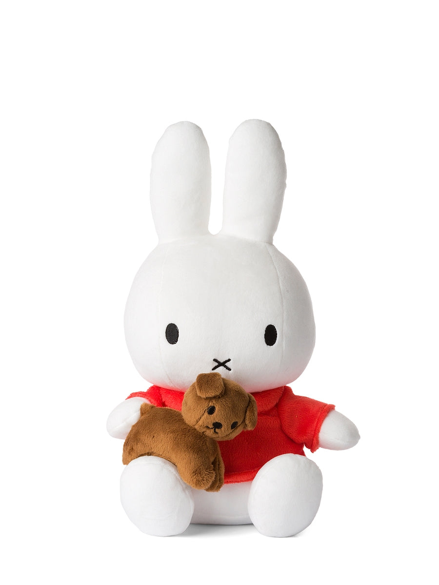 Miffy with Snuffy - 33 cm - 13 | White / Orange – Bon Ton Toys US