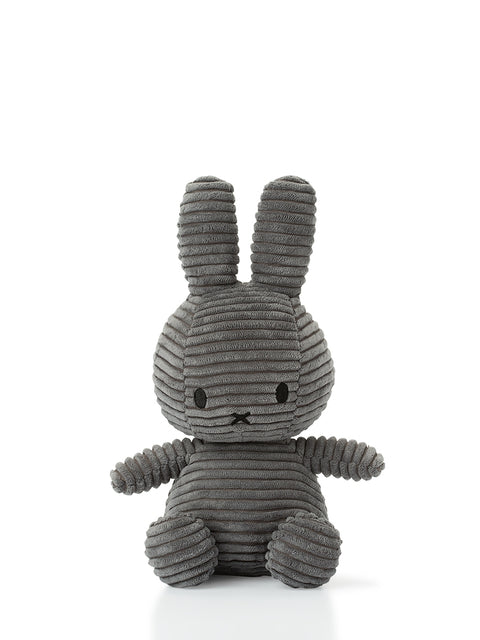 Miffy ECO Corduroy - 23 cm - 9" | Grey