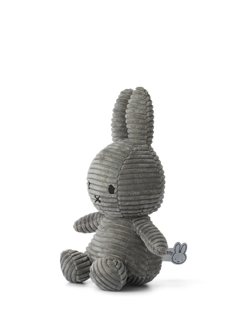 Miffy ECO Corduroy - 23 cm - 9" | Grey