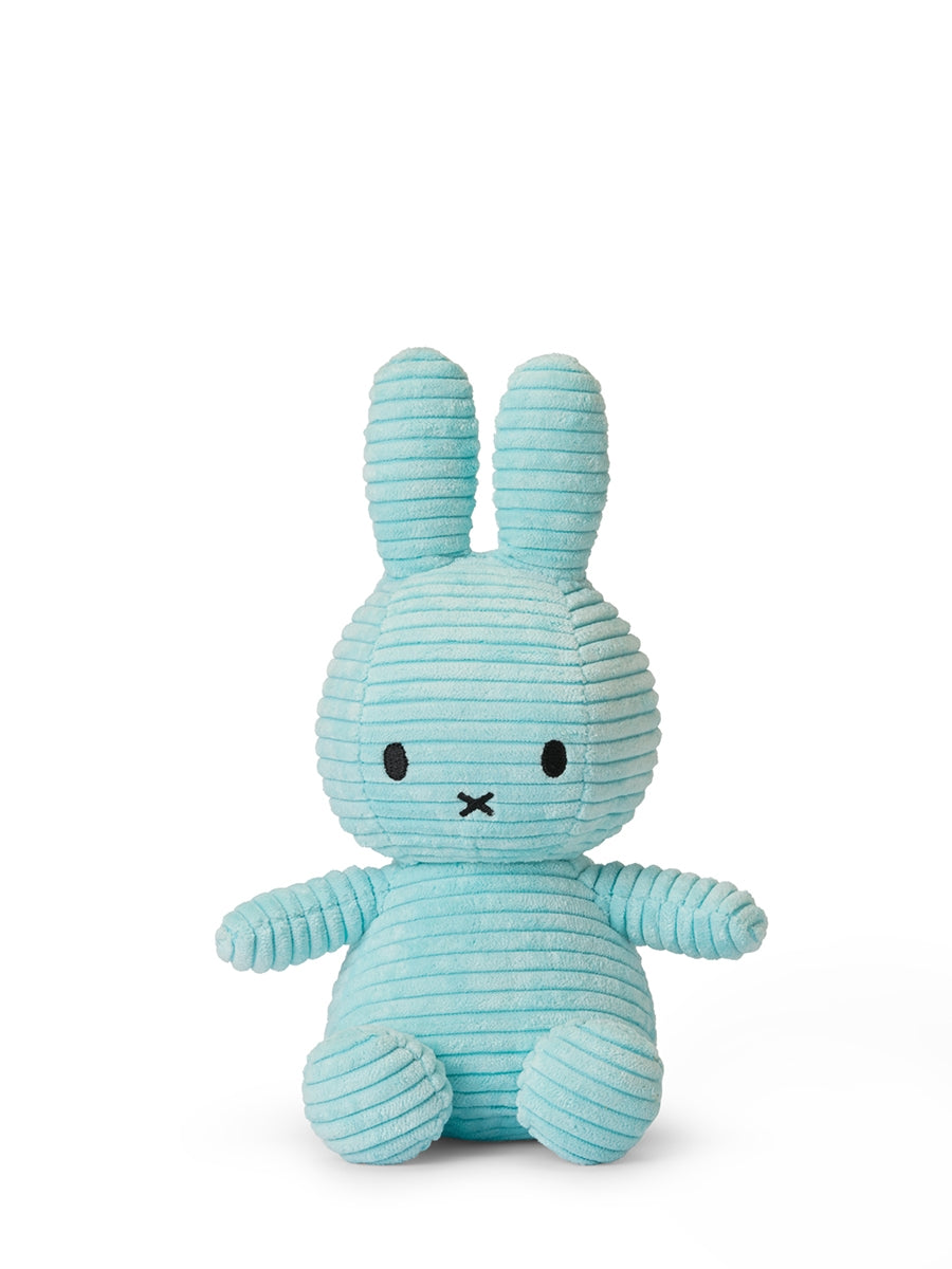 Miffy ECO Corduroy - 23 cm - 9" | Turquoise