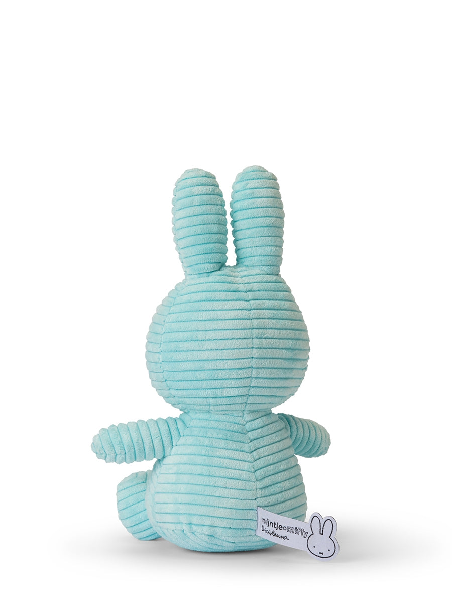 Miffy ECO Corduroy - 23 cm - 9" | Turquoise