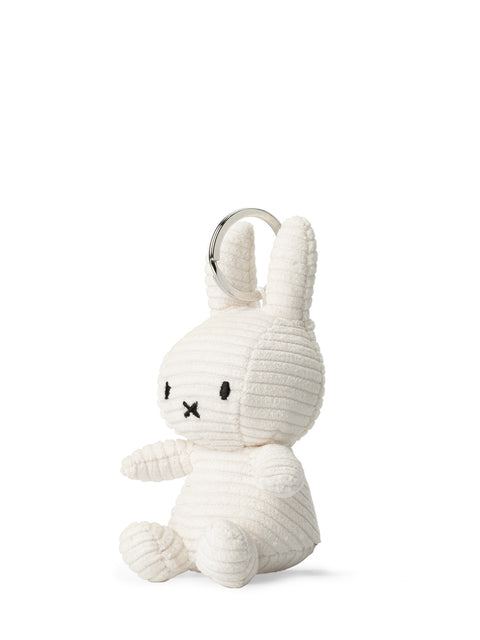Miffy Keychain ECO Corduroy Beige - 10 cm - 4” | Offwhite