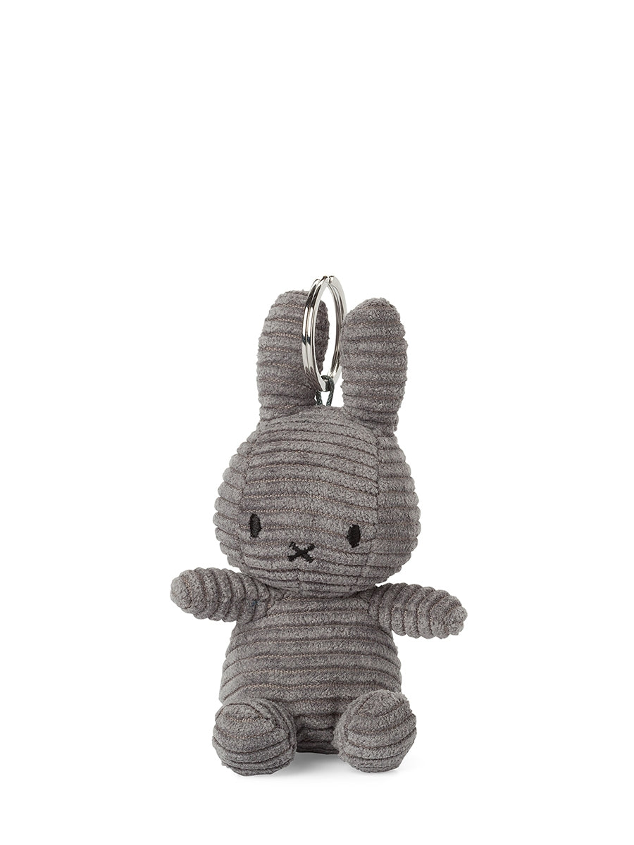 Miffy Keychain ECO Corduroy - 10 cm - 4 | Grey – Bon Ton Toys US