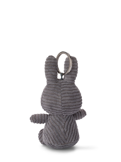 Miffy Keychain ECO Corduroy Beige - 10 cm - 4” | Grey