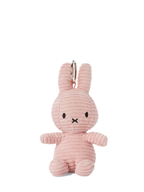 Miffy Keychain ECO Corduroy Beige - 10 cm - 4” | Pink