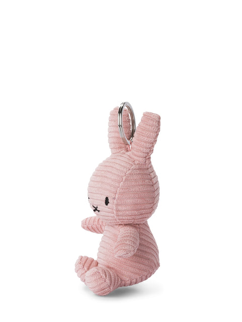 Miffy Keychain ECO Corduroy Beige - 10 cm - 4” | Pink