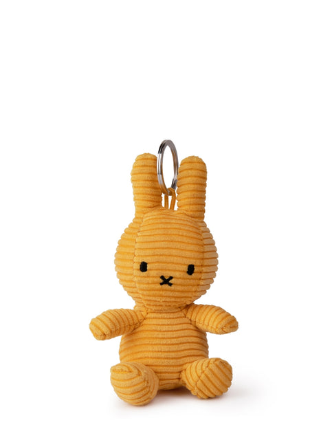 Miffy Keychain ECO Corduroy Beige - 10 cm - 4” | Yellow