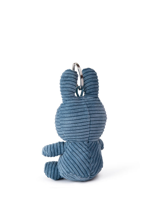 Miffy Keychain ECO Corduroy Beige - 10 cm - 4” | Aviator Blue