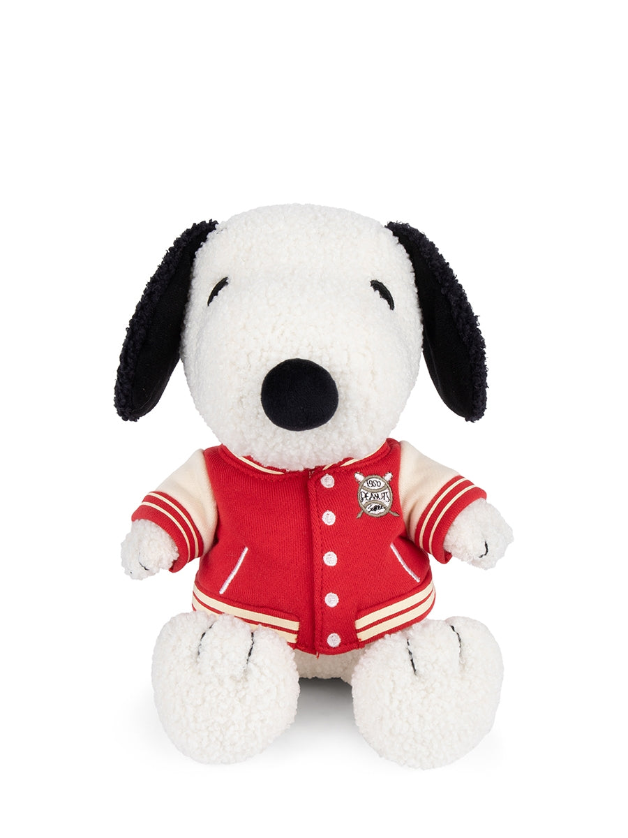 Snoopy with Varsity Jacket - 25 cm - 10 | Cream