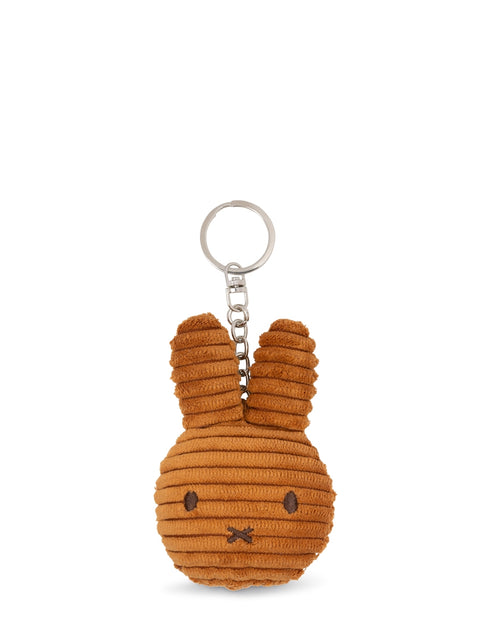 Miffy Flat Keychain ECO Corduroy - 10 cm - 4 | Cinnamon