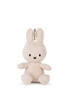 Miffy Keychain ECO Corduroy - 10 cm - 4 | Light Stone Grey