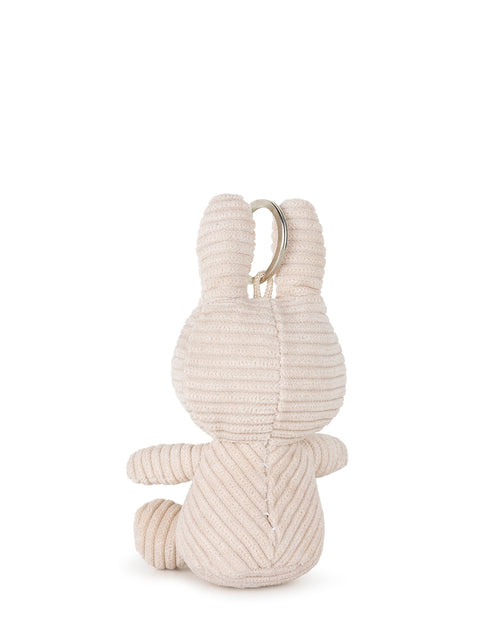 Miffy Keychain ECO Corduroy Beige - 10 cm - 4” | Light Stone Grey