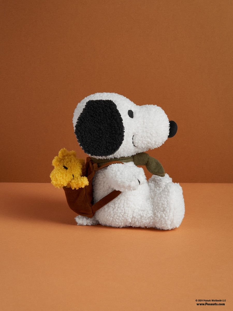 Snoopy with Woodstock in Backpack - 20 cm - 8 | Cream – Bon Ton