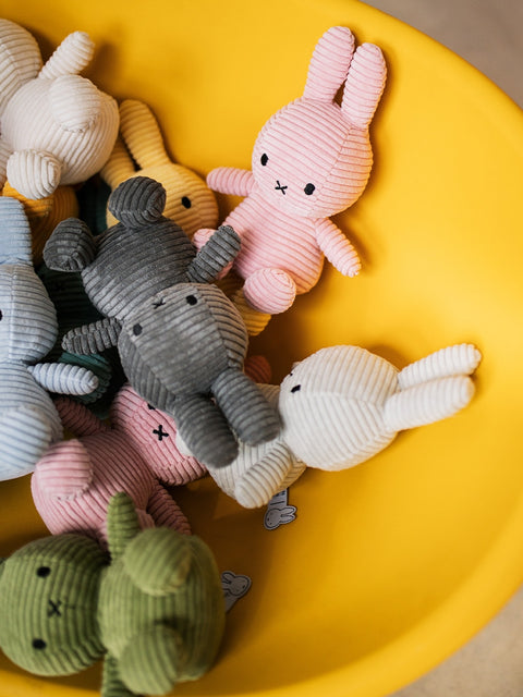 Miffy ECO Corduroy - 23 cm - 9 | Soft Grey