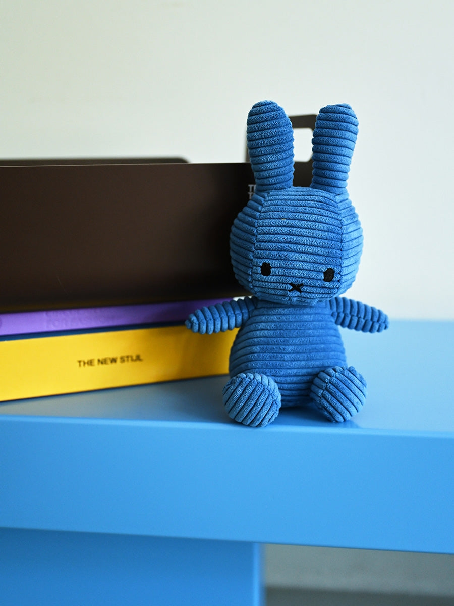 Miffy ECO Corduroy - 23 cm - 9" | Kobalt Blue