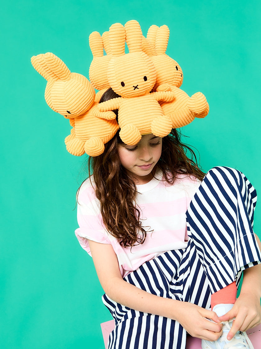 Miffy ECO Corduroy - 23 cm - 9" | Yellow